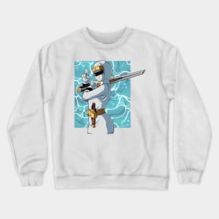 white ranger Crewneck Sweatshirt